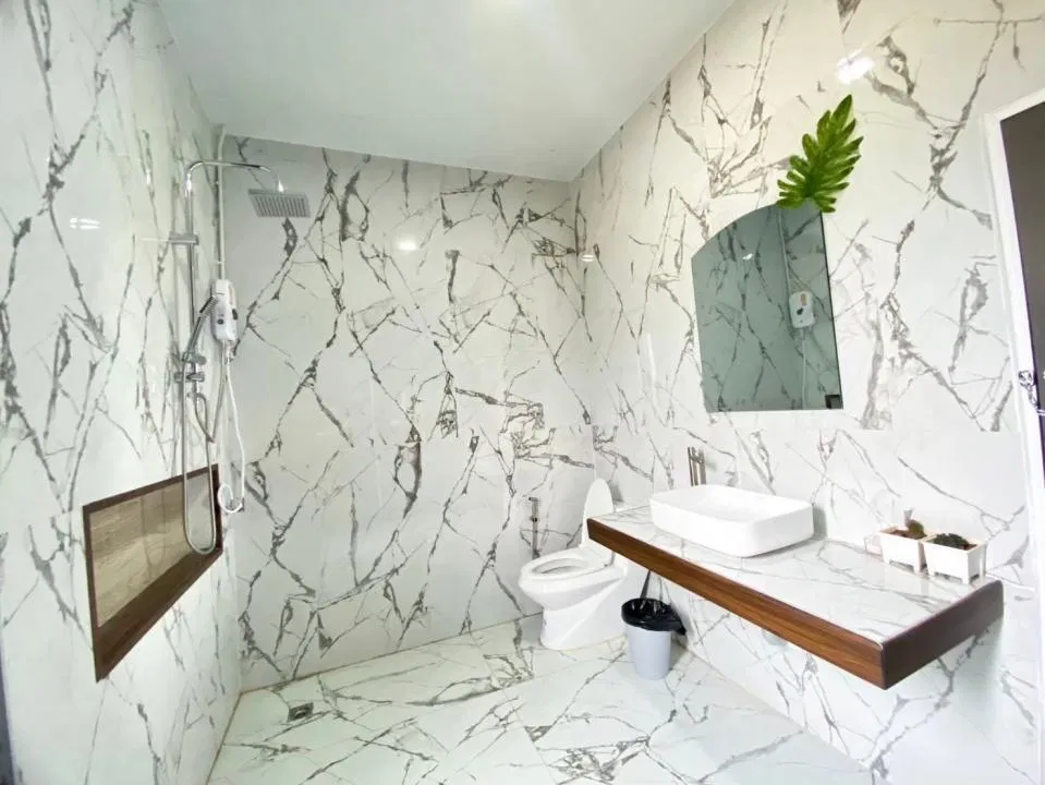 ห้องน้ำ Rocky pool villa