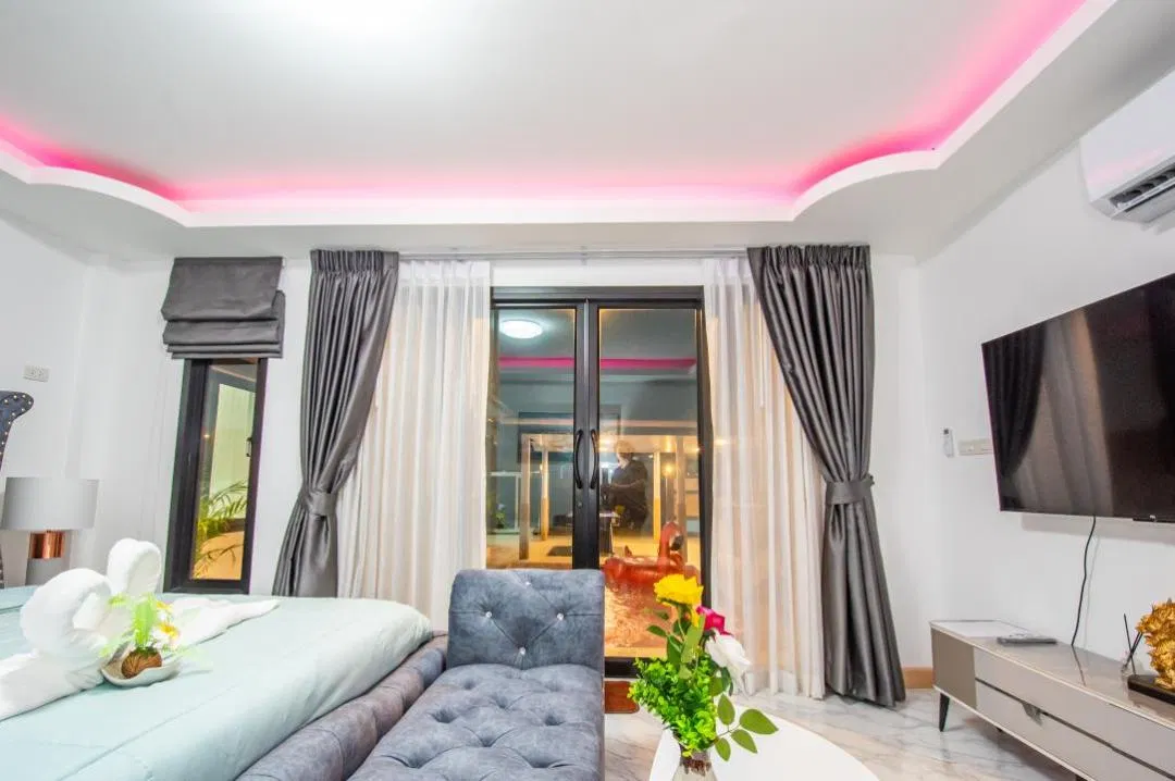 ห้องนอน Pool Villa Pattaya กรีนวิลล์