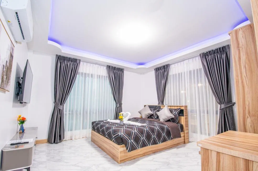 ห้องนอน Pool Villa Pattaya กรีนวิลล์
