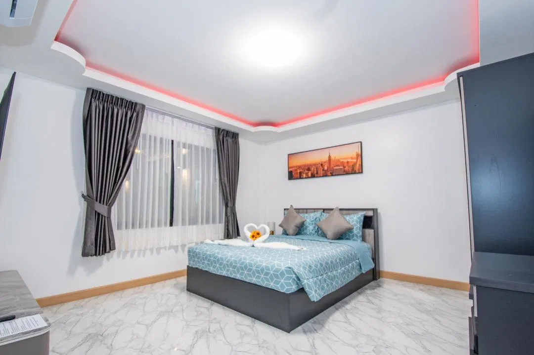 ห้องนอน Pool Villa Pattaya กรีนวิลล์