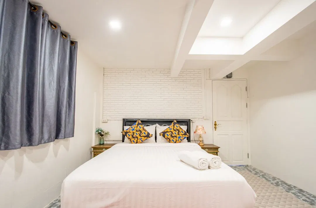 ห้องนอน Pupae Pool Villa Jomtien