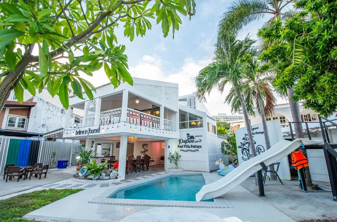 ภายนอก Pupae Pool Villa Jomtien
