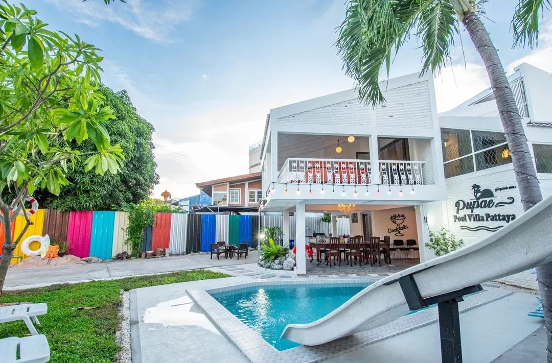 ภายนอก Pupae Pool Villa Jomtien