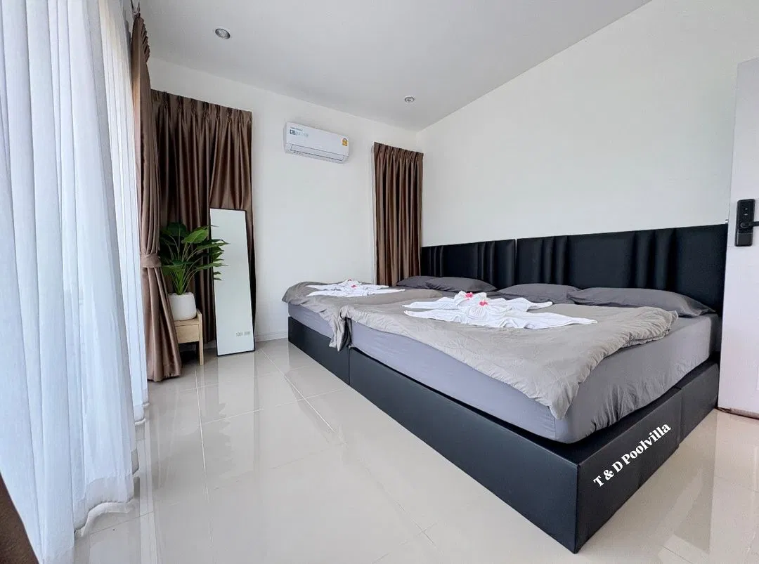 ห้องนอน T&D POOL VILLA