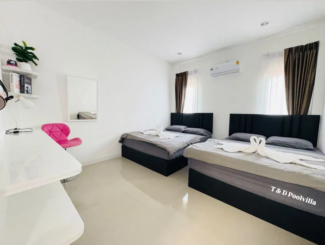 ห้องนอน T&D POOL VILLA