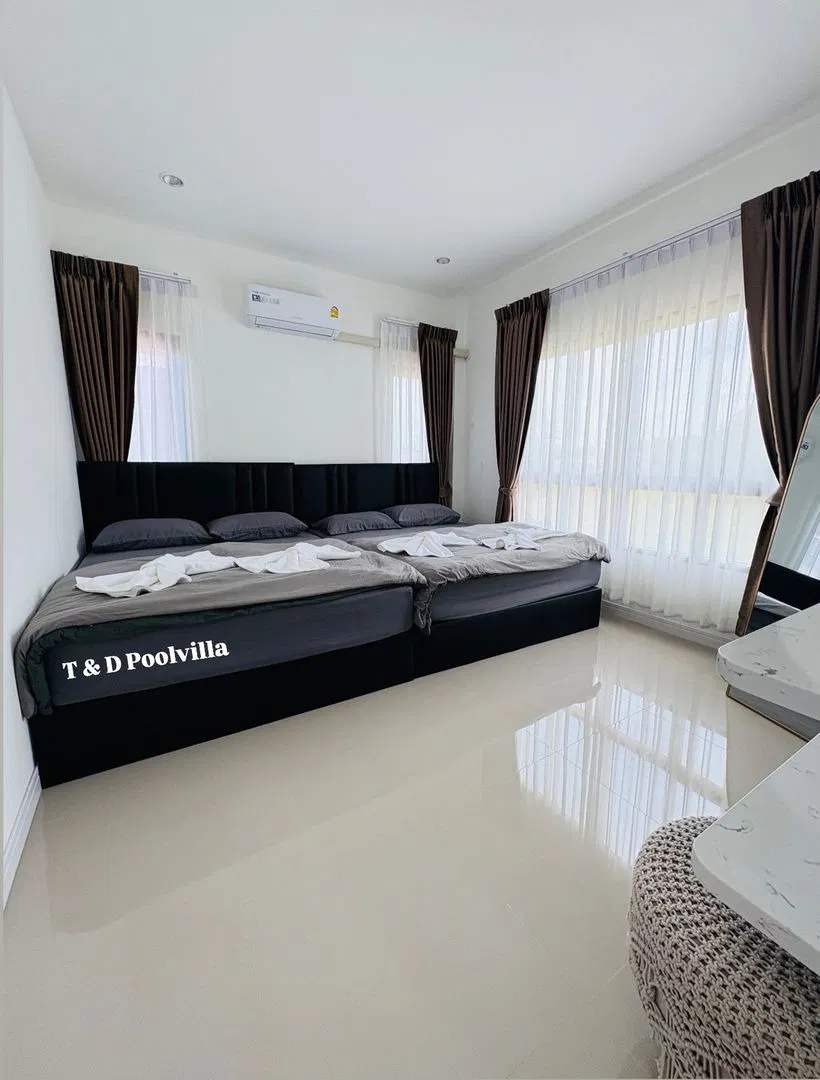 ห้องนอน T&D POOL VILLA