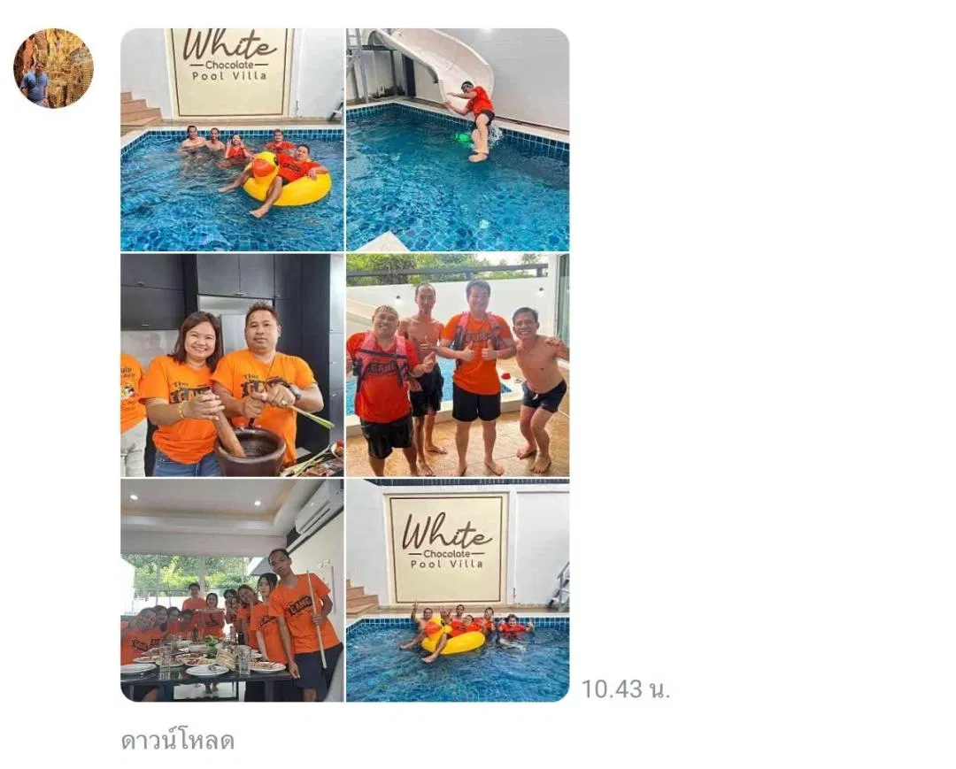 รูปจากลูกค้า White chocolate