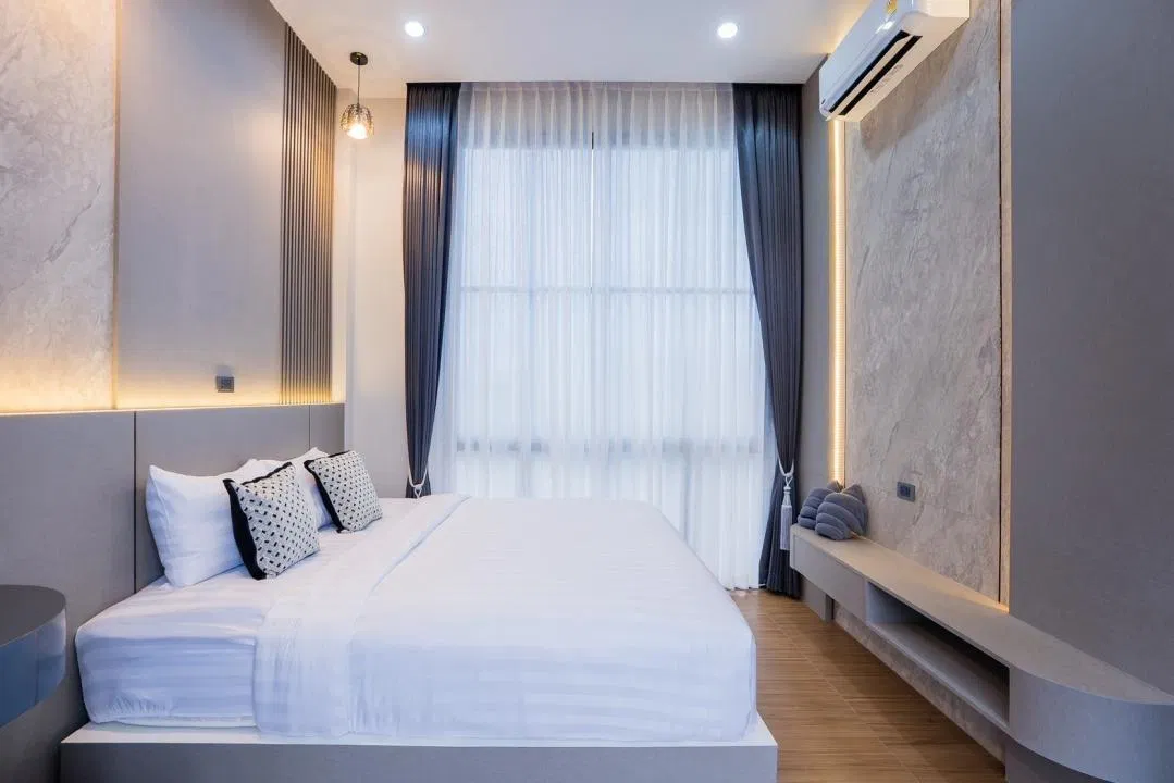 ห้องนอน Lava House Poolvilla
