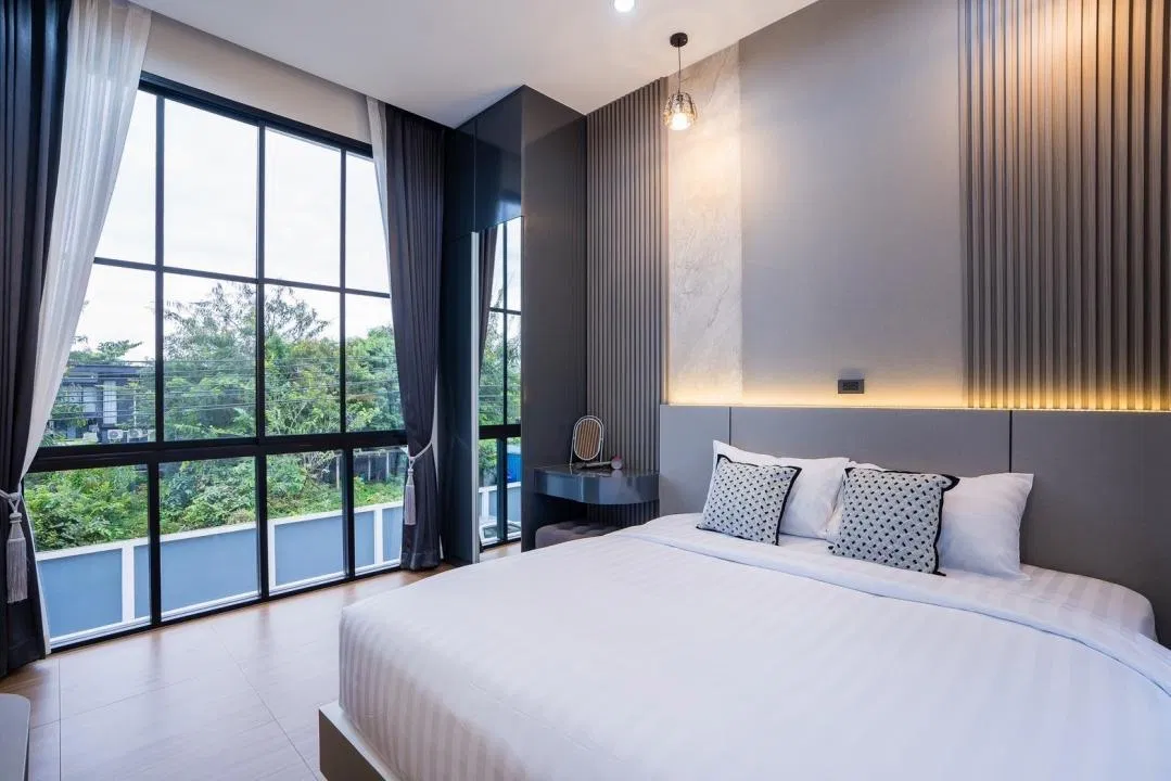 ห้องนอน Lava House Poolvilla
