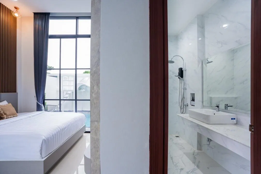 ห้องนอน Lava House Poolvilla