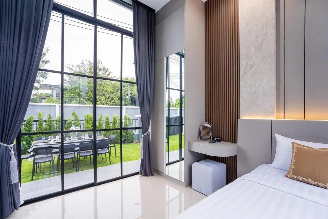 ห้องนอน Lava House Poolvilla