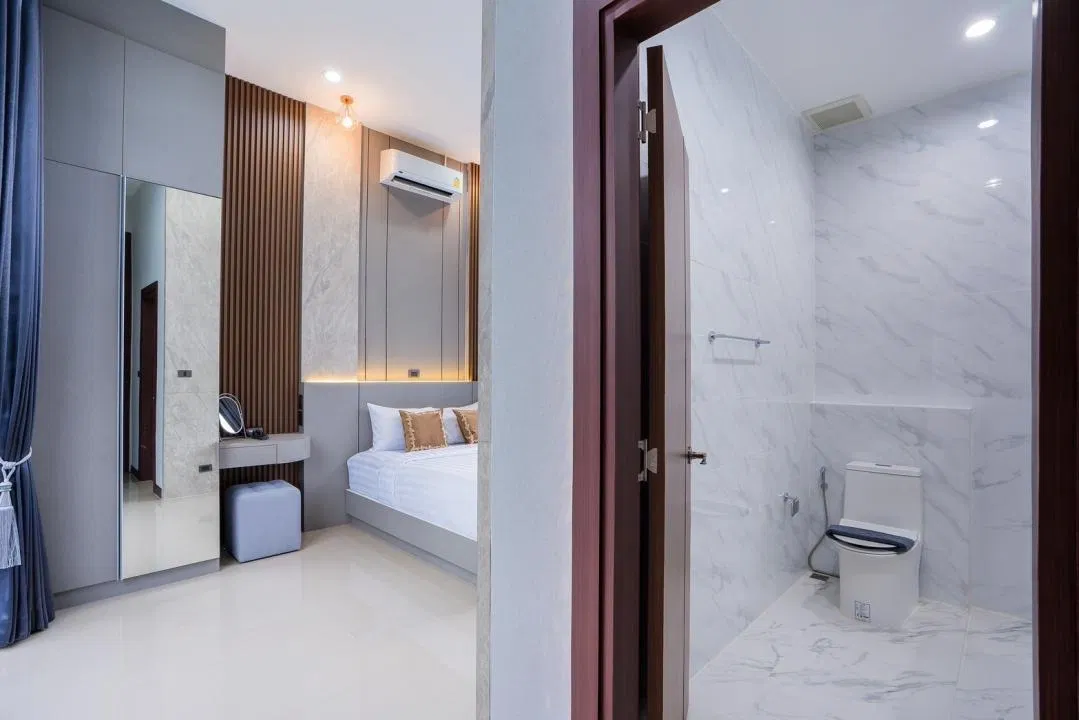 ห้องนอน Lava House Poolvilla