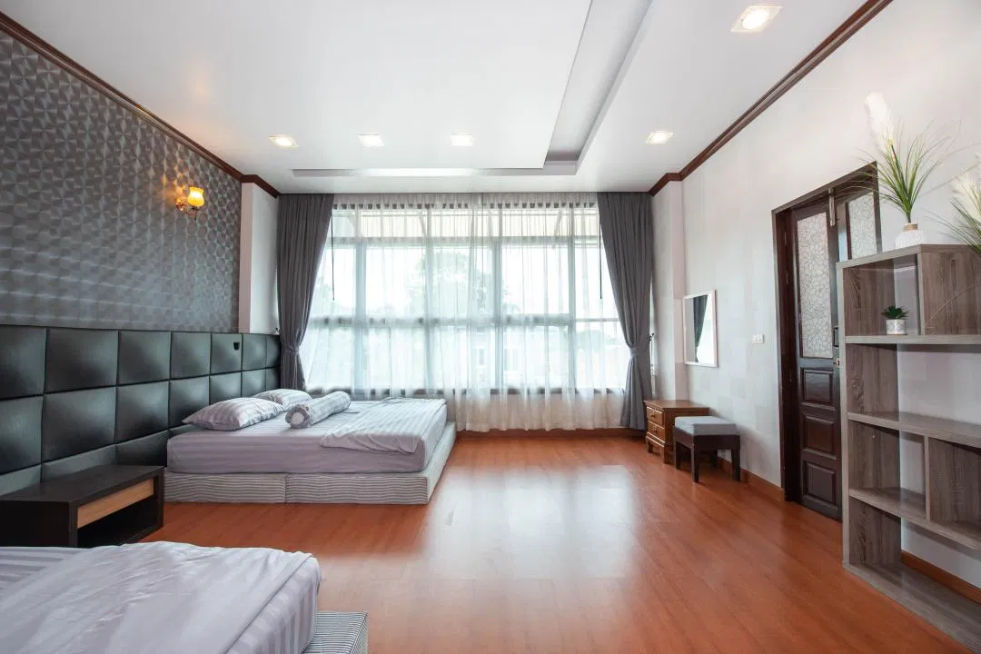 ห้องนอน พิพิมพูลวิลล่า ศรีราชา