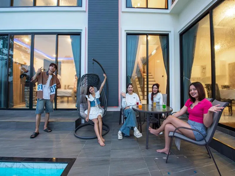 ภายนอก Mawin pool villa