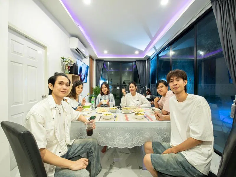 ภายใน Mawin pool villa