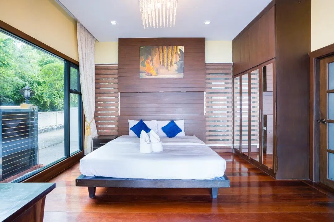 ห้องนอน Welcome Sea view Pool Villa