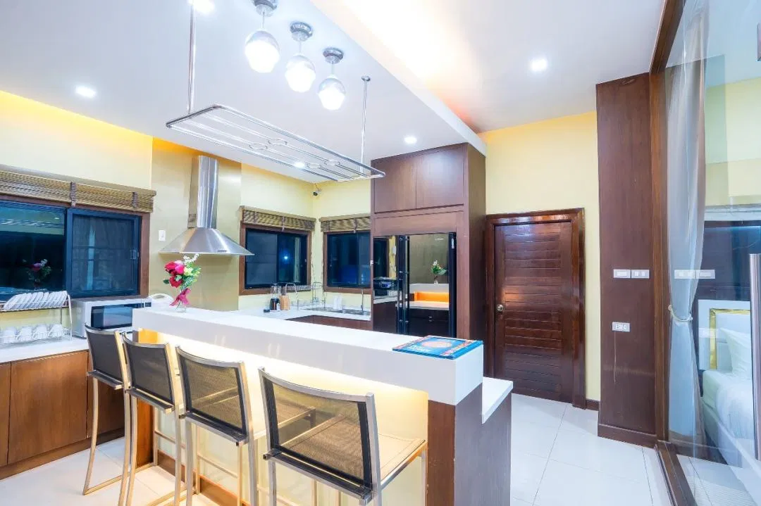 ครัว Welcome Sea view Pool Villa