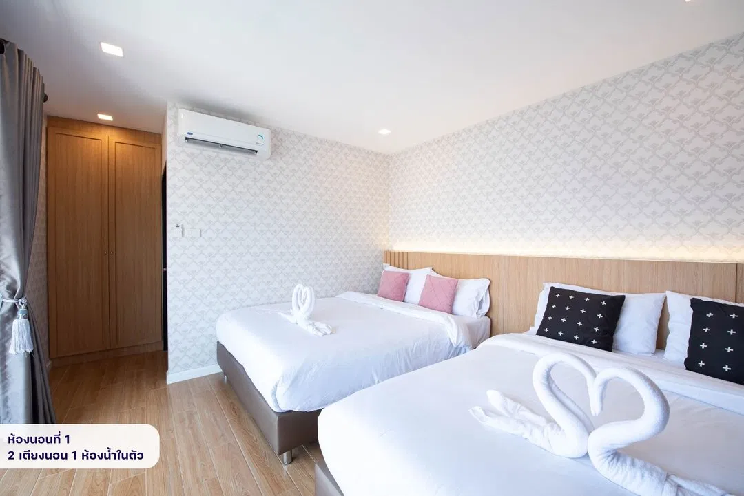 ห้องนอน Miguel Plus Pool Villa
