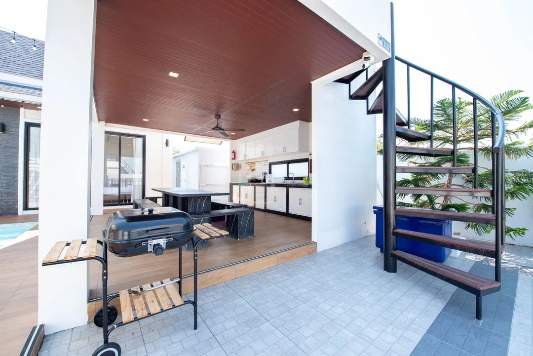 ครัว Miguel Plus Pool Villa