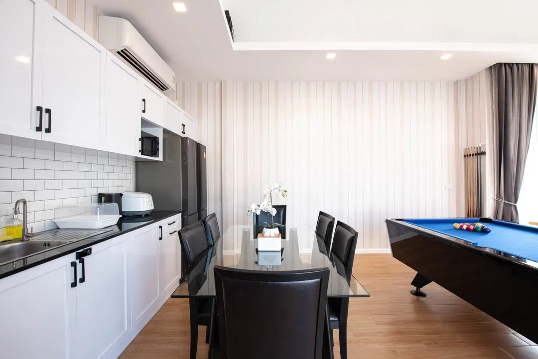ครัว Miguel Plus Pool Villa
