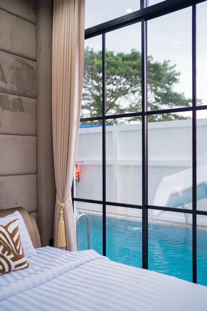 ห้องนอน Magma House Poolvilla