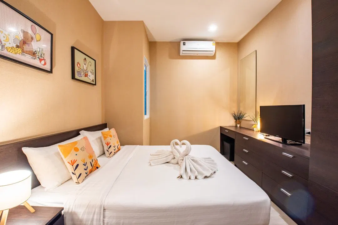 ห้องนอน Crazy pool villa pattaya