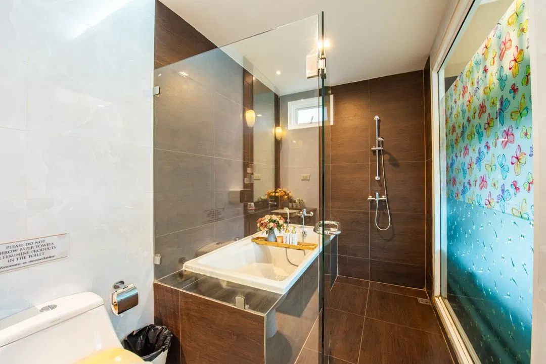 ห้องน้ำ Crazy pool villa pattaya