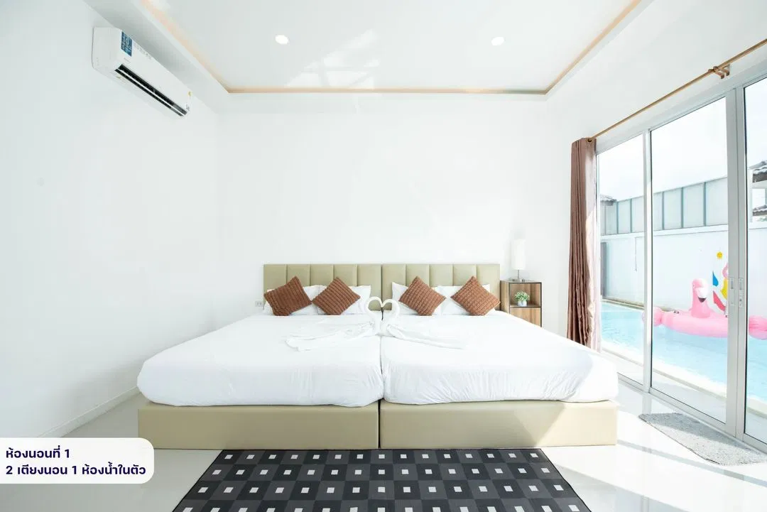 ห้องนอน Signature time pool villa