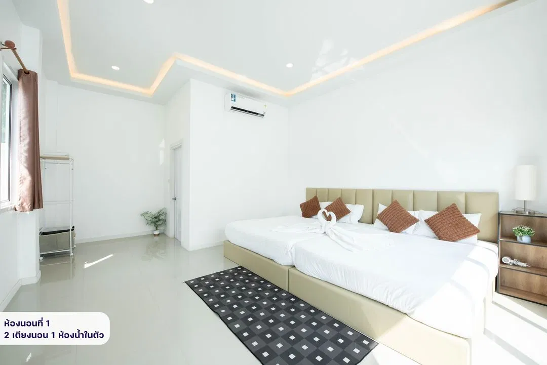 ห้องนอน Signature time pool villa