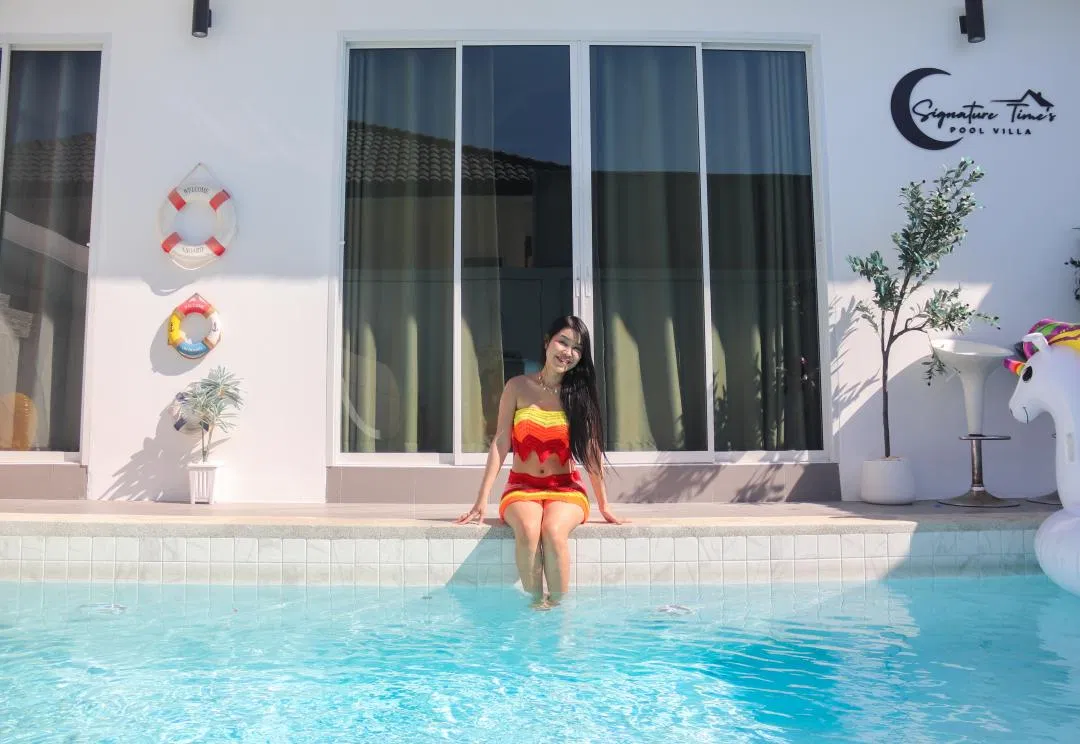 ภายนอก Signature time pool villa