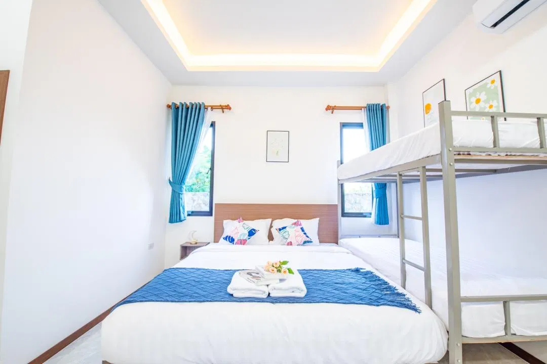 ห้องนอน NongYing Pool Villa