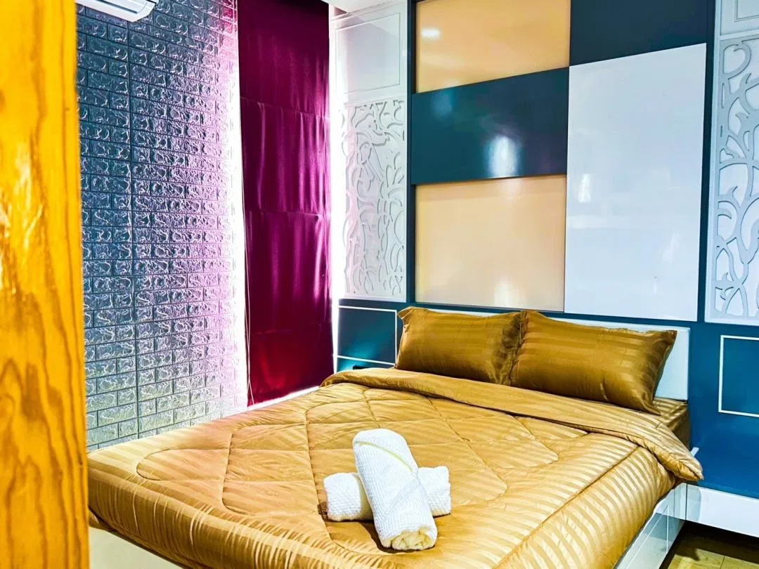 ห้องนอน Disco Time Pool Villa