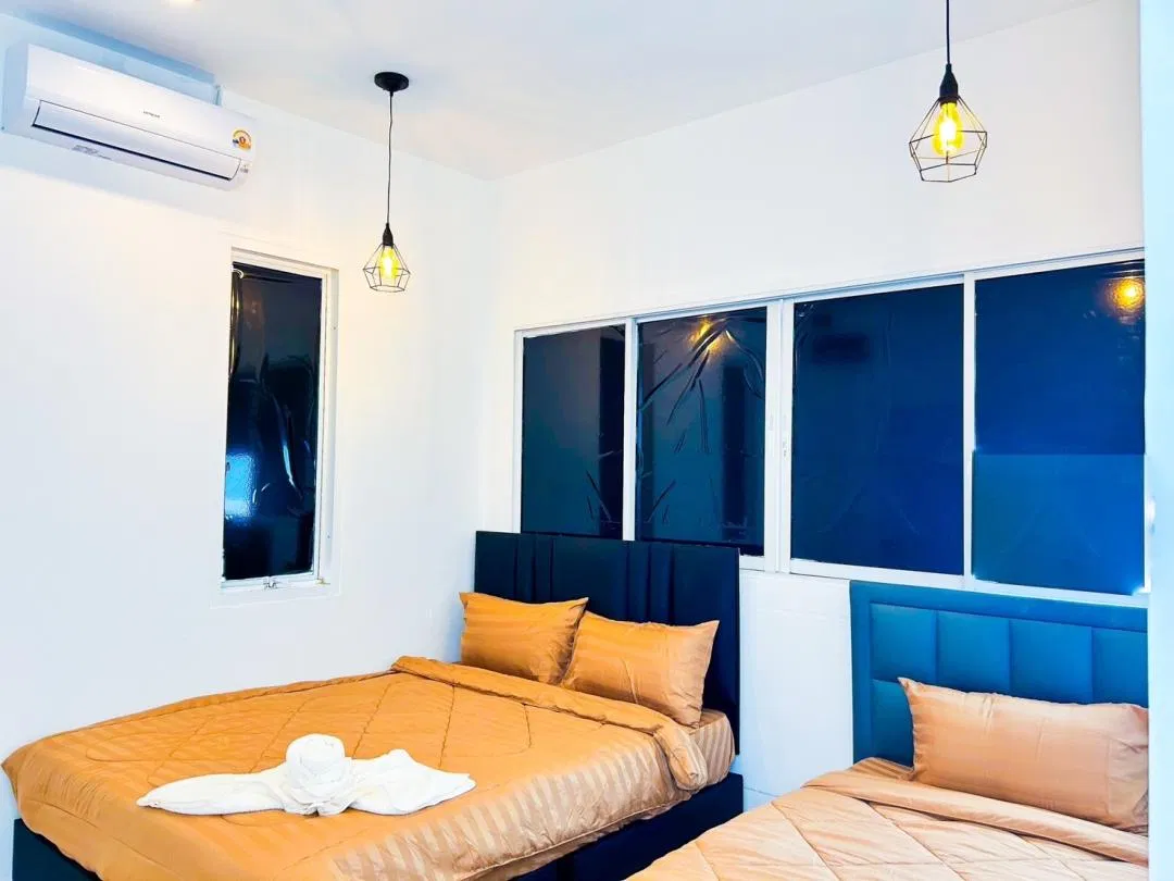 ห้องนอน Disco Time Pool Villa