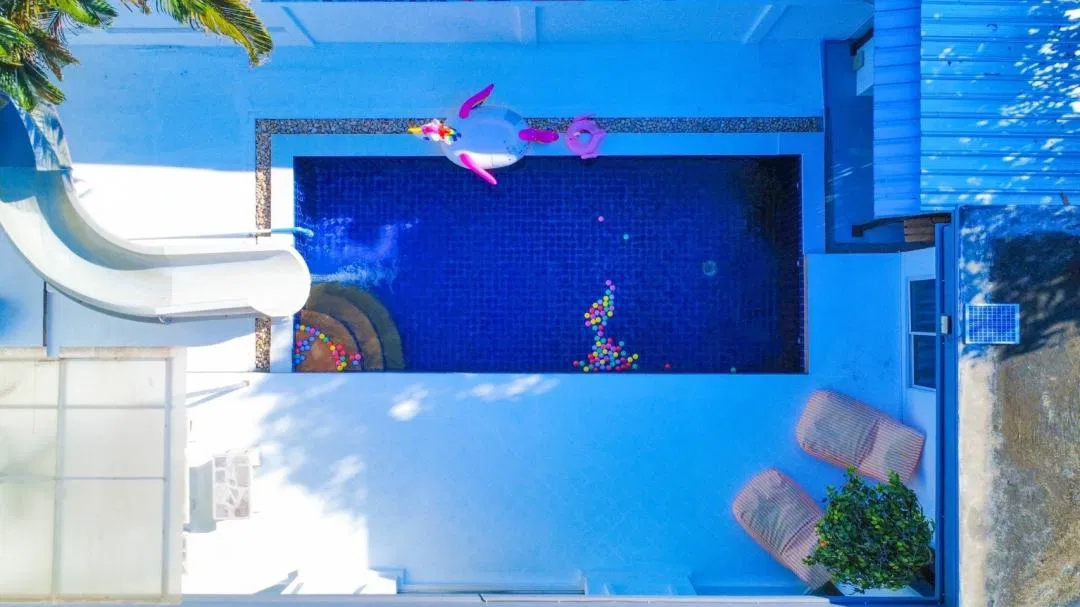 ภายนอก Disco Time Pool Villa