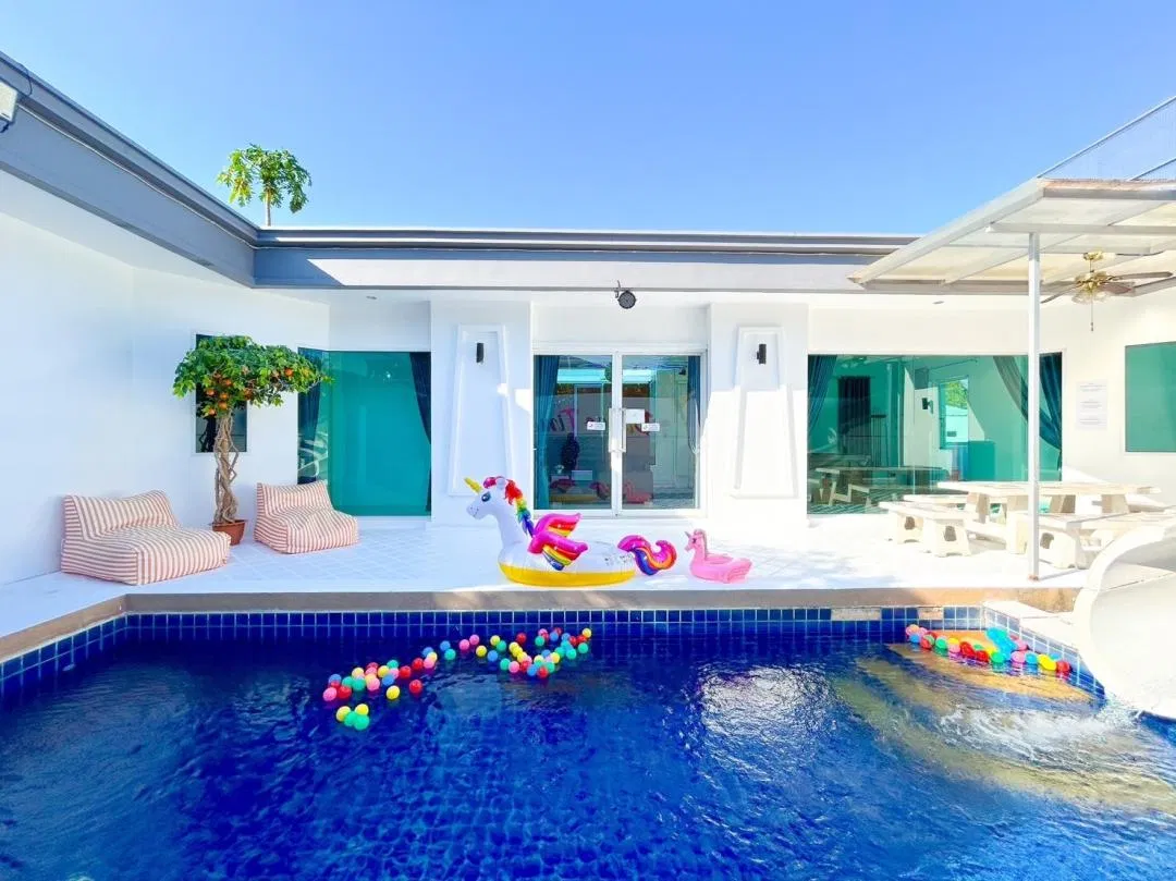 ภายนอก Disco Time Pool Villa