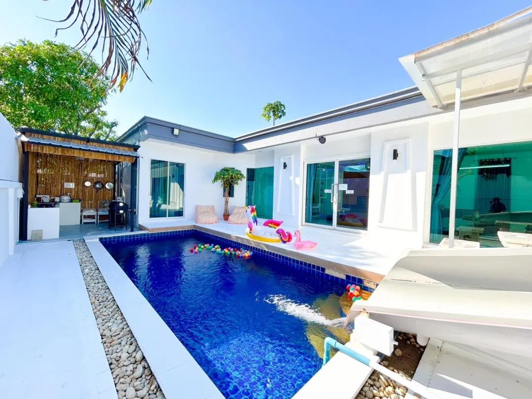 ภายนอก Disco Time Pool Villa