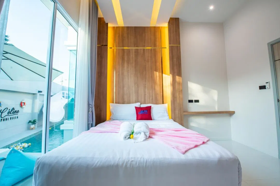 ห้องนอน Céline pool villa
