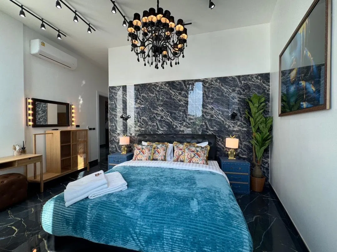 ห้องนอน Diamond Pool Villa Pattaya