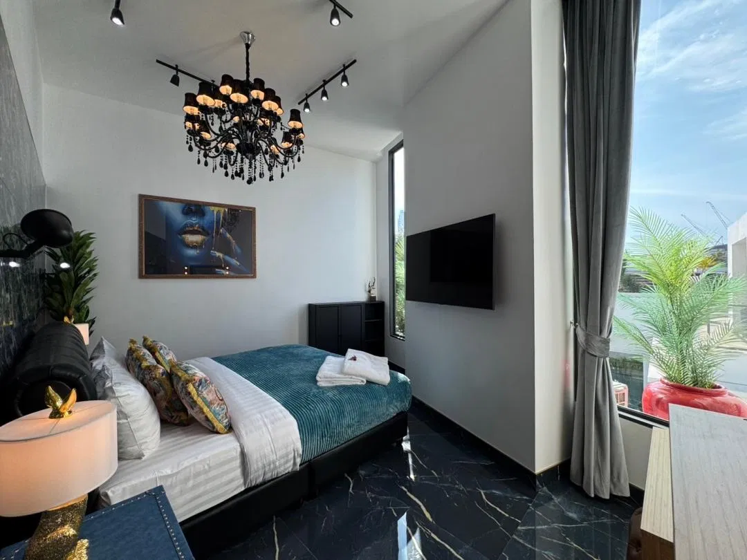 ห้องนอน Diamond Pool Villa Pattaya