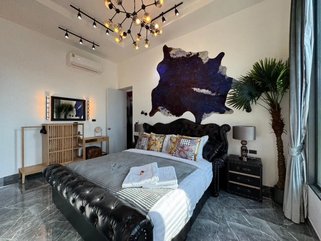 ห้องนอน Diamond Pool Villa Pattaya