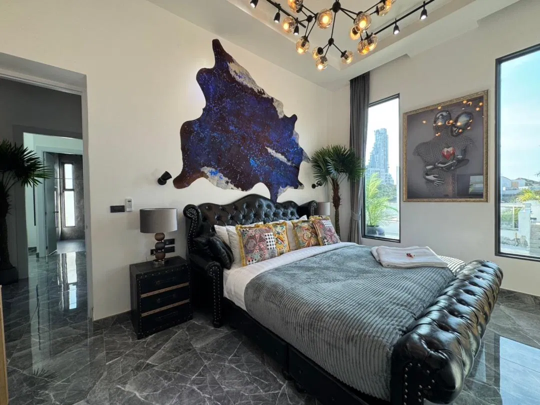 ห้องนอน Diamond Pool Villa Pattaya