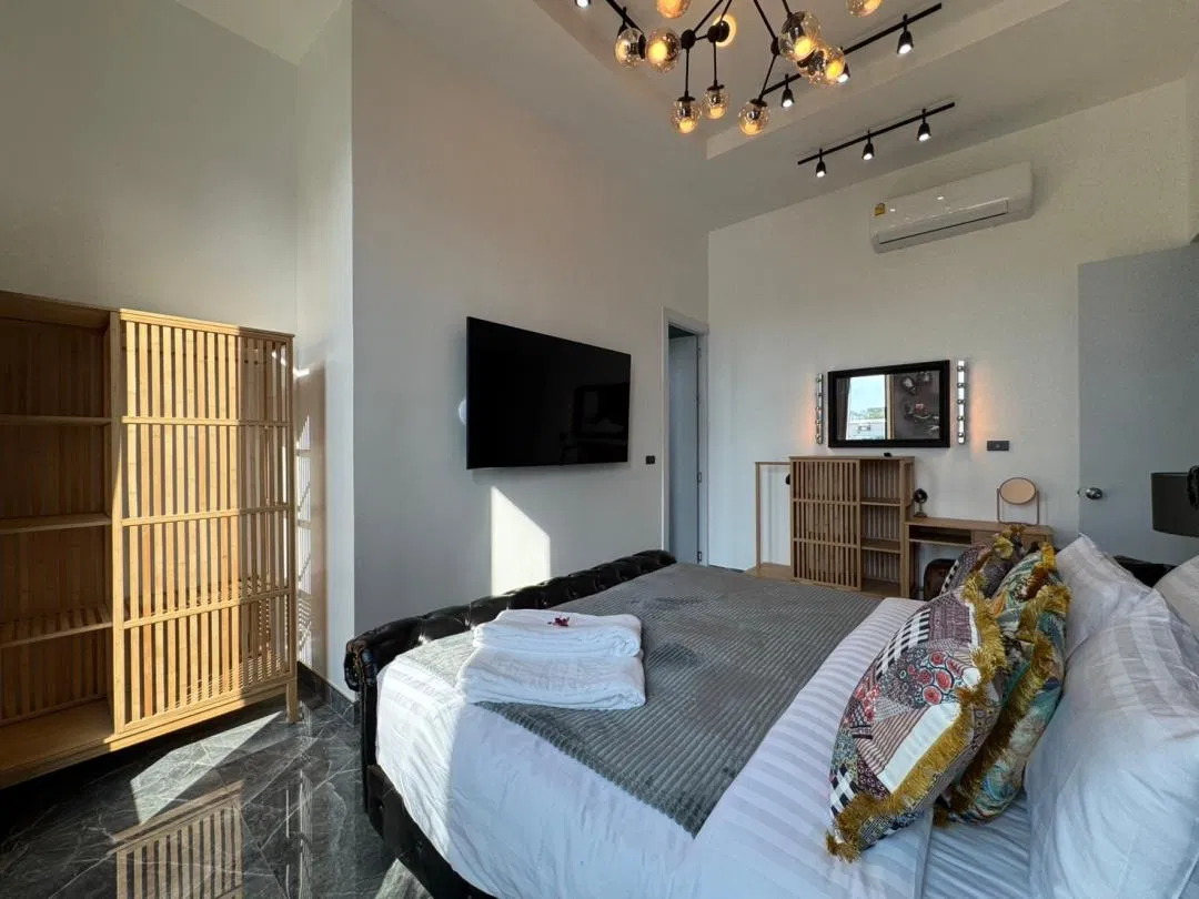 ห้องนอน Diamond Pool Villa Pattaya