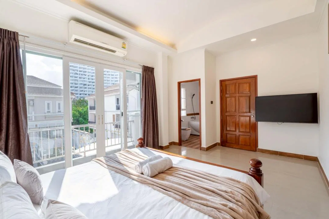 ห้องนอน Villa 205 Pratumnak