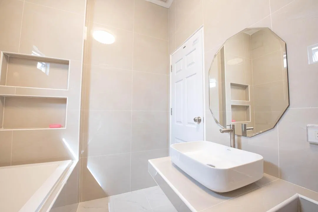 ห้องน้ำ PP Pool Villa (มาบประชัน)