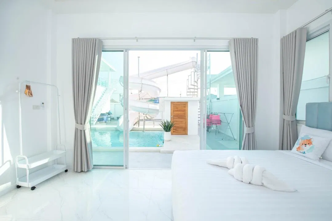 ห้องนอน Plaisir pool villa