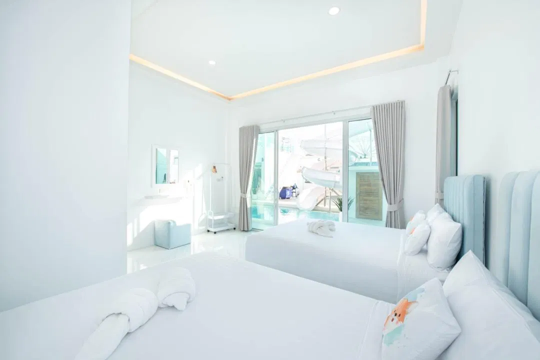 ห้องนอน Plaisir pool villa