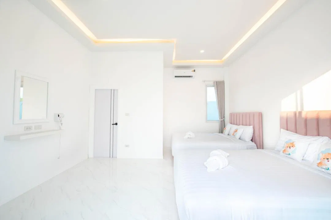 ห้องนอน Plaisir pool villa