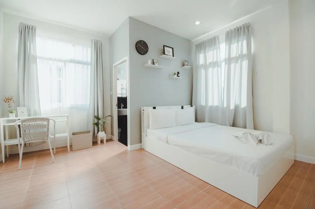 ห้องนอน Scene stay Pool villa @Pranburi