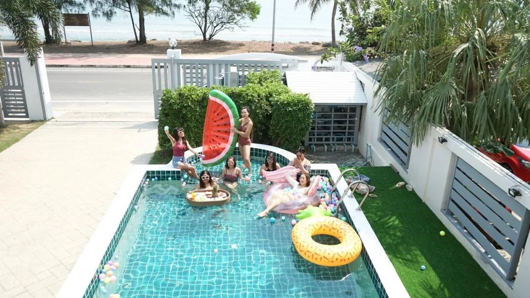 ภายนอก Scene stay Pool villa @Pranburi