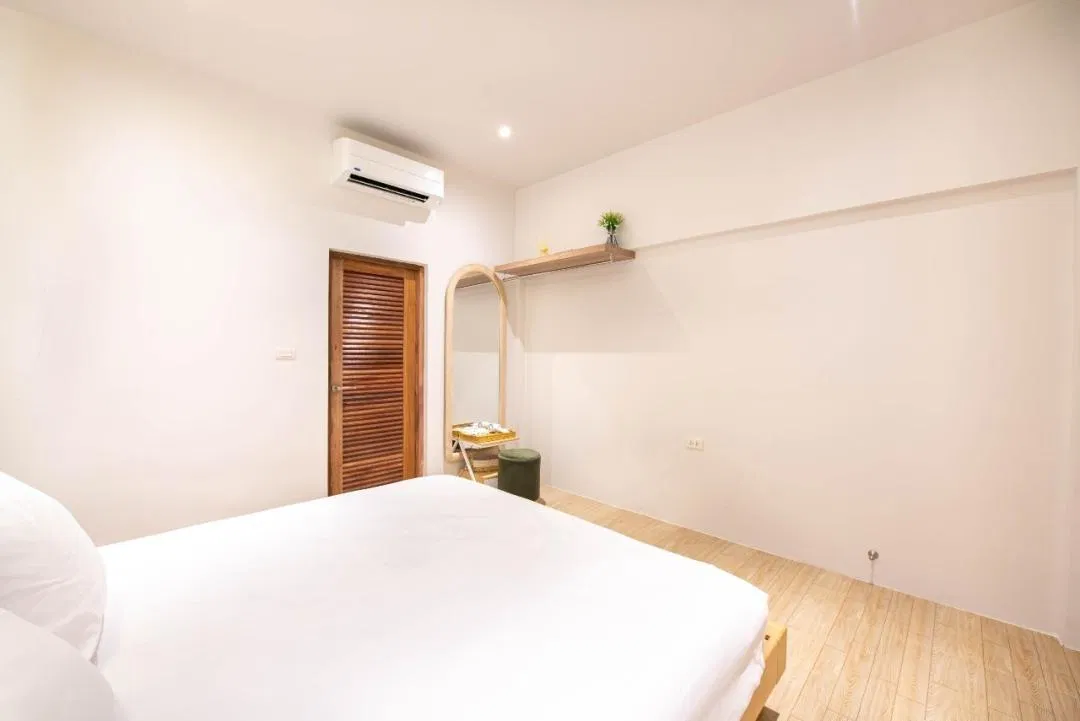 ห้องนอน De Beach Pool villa